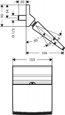 Верхний душ Hansgrohe Raindance 26443000