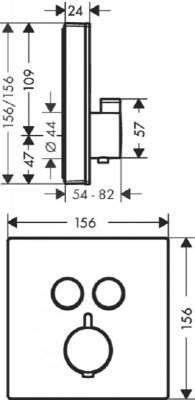 Смеситель для душа Hansgrohe Shower Select 15738600