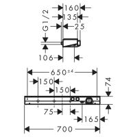 Смеситель для душа Hansgrohe Shower Select 13184000