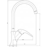 Смеситель для кухни Kaiser Corner 48444