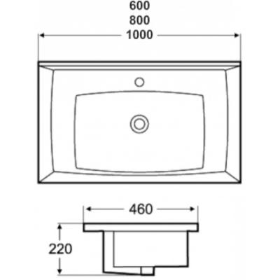 Раковина Melana 1L 800-7502-60