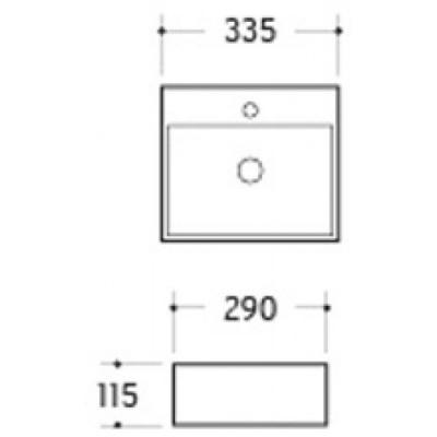 Раковина Melana 3W 800-А030 (5012)