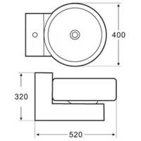 Раковина Melana 1L 800-5017a