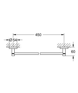 Полотенцедержатель Grohe Essentials 40688001