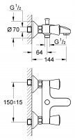 Смеситель для ванны Grohe Costa S 25483001