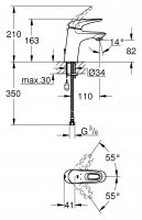 Смеситель для раковины Grohe Eurostyle New 33557003