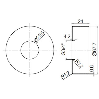 Отражатель для смесителя Raglo R599.06.06
