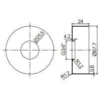 Отражатель для смесителя Raglo R599.06