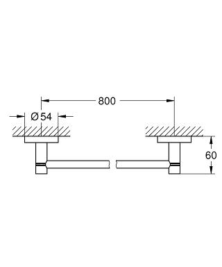 Полотенцедержатель Grohe Essentials 40386001