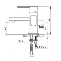 Смеситель для раковины Elghansa Mondschein new 16M2233