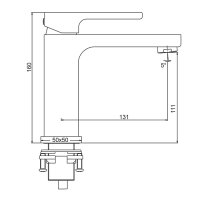 Смеситель для раковины Gappo G1018-1