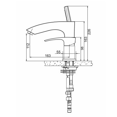 Смеситель для ванны Gappo G1107