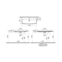 Раковина Vitra Metropole 100 5664B003-0001