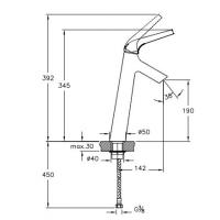 Смеситель для раковины Vitra Nest A42301EXP