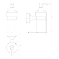 Дозатор жидкого мыла Elghansa Carrington CRG-470