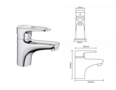 Смеситель для раковины Frap F1068