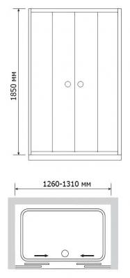 Дверь в нишу RGW Classic CL-10 130 04091013-11