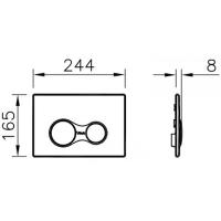 Кнопка смыва Vitra Sirius 740-0423