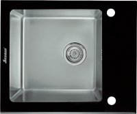 Мойка для кухни стеклянная Seaman Eco Glass SMG-610B.B