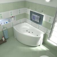 Акриловая ванна BAS Fantasy 150x90