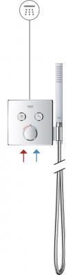 Смеситель для ванны Grohe Grohtherm SmartControl 29125000