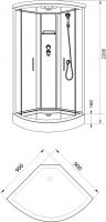 Душевая кабина Luxus LUXUS T09 BERG
