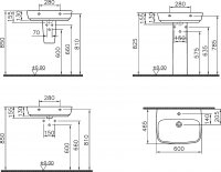 Раковина Vitra Shift 4382B003-0001