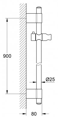 Душевая штанга Grohe Power and Soul 27785000