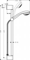 Душевой гарнитур Hansgrohe Crometta 85 Multi/Unica Crometta 27767000