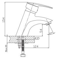 Смеситель для раковины Haiba HB1006