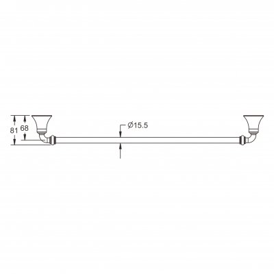 Полотенцедержатель Rose RG1217