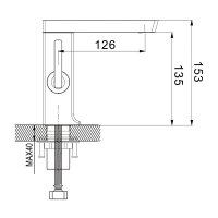 Смеситель для раковины Rose R1801