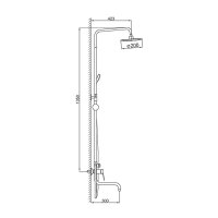 Душевая стойка Frap F2427
