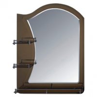 Зеркало Frap F681 коричневое