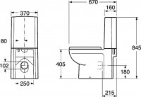 Унитаз напольный Gustavsberg ARTic 4310