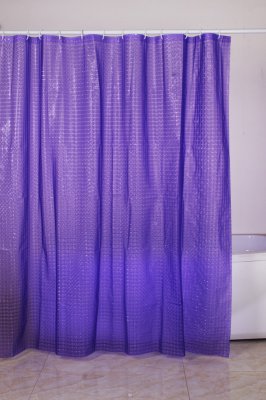 Виниловая шторка для ванны Fixsen PE3003P purple