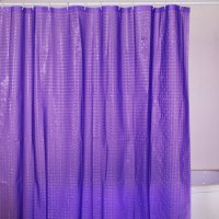 Виниловая шторка для ванны Fixsen PE3003P purple