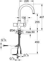 Смеситель для кухни Grohe Blue 33251000