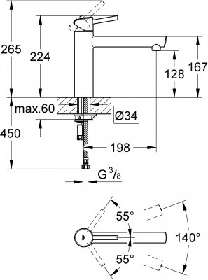 Смеситель для кухни Grohe Concetto 31128001 хром