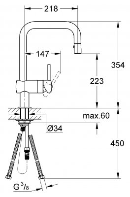 Смеситель для кухни Grohe Minta 32322DC0