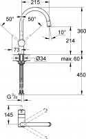 Смеситель для кухни Grohe Minta 32918000 хром