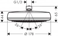 Верхний душ Hansgrohe Crometta 26577000