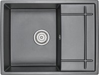 Мойка для кухни из искусственного гранита Granula GR-6501 шварц