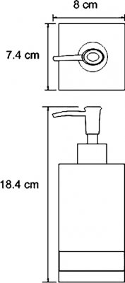 Дозатор жидкого мыла WasserKRAFT Inn K-4399