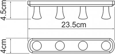 Крючок WasserKRAFT K-1074