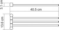 Полотенцедержатель WasserKRAFT K-1933