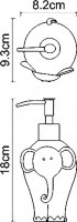 Дозатор жидкого мыла WasserKRAFT Lippe K-8199