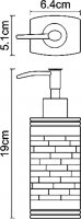 Дозатор жидкого мыла WasserKRAFT Main K-4799