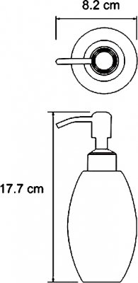 Дозатор жидкого мыла WasserKRAFT Ruwer K-6799