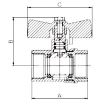 Кран Frap G211 1/2FF